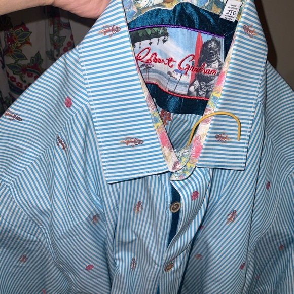 2 Robert Graham button ups 2xl & 3xl - Picture 10 of 13